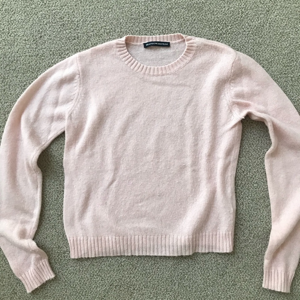 Brandy Melville Baby Pink Sweater